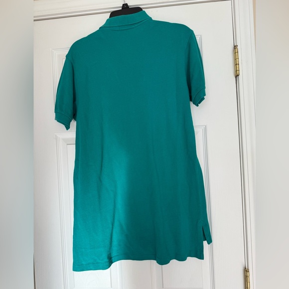 Lord & Taylor Teal Polo Shirt - Picture 2 of 3